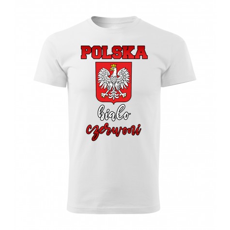 Koszulka męska Polska Biało Czerwoni