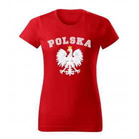 KOSZULKA Koszulka damska Polska Godło Orzeł