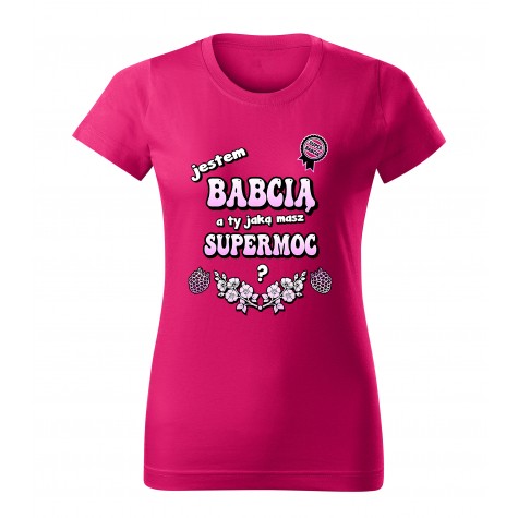 T-shirt na dzień babci prezent SUPERMOC