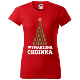 Koszulka Damska Wymarzona Choinka