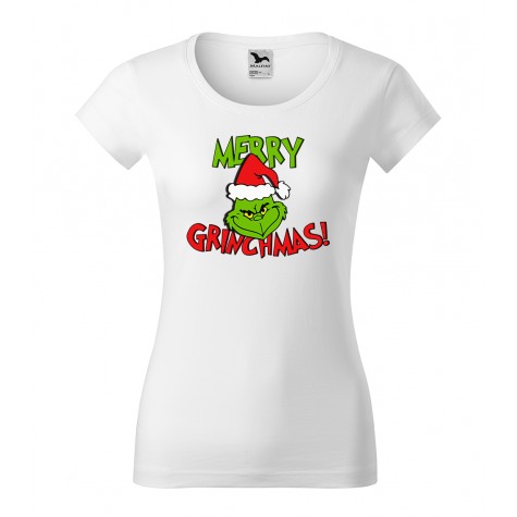 Koszulka Damska Grinch Merry Grinchmas!