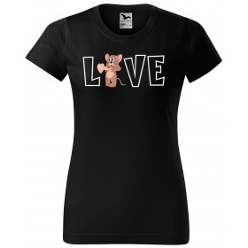 Koszulka Damska Na Walentynki Tom And Jerry Love