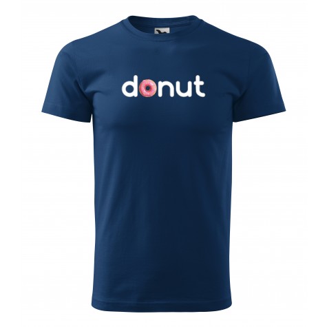 Koszulka męska z napisem DONUT v02